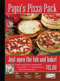 pizza fundraiser with Papas Pizza, courtesy of www.profitable-fundraising-ideas.com